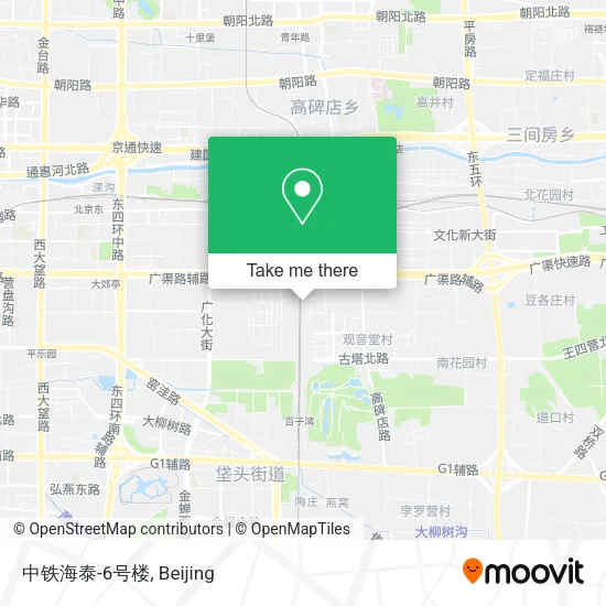 中铁海泰-6号楼 map