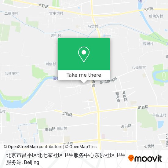 北京市昌平区北七家社区卫生服务中心东沙社区卫生服务站 map