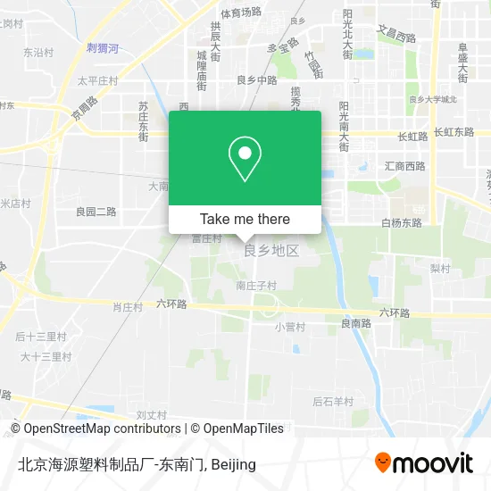 北京海源塑料制品厂-东南门 map