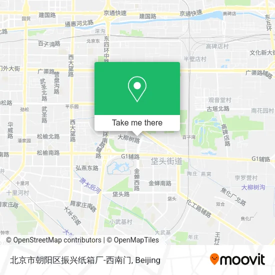北京市朝阳区振兴纸箱厂-西南门 map