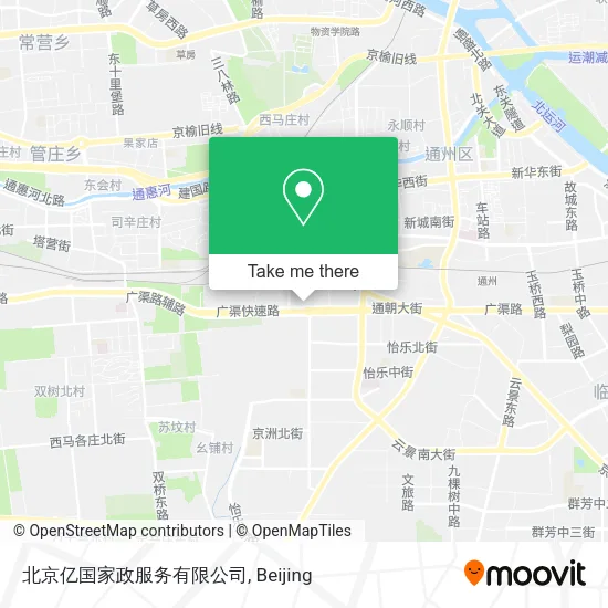 北京亿国家政服务有限公司 map