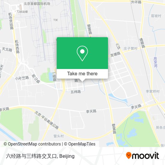 六经路与三纬路交叉口 map