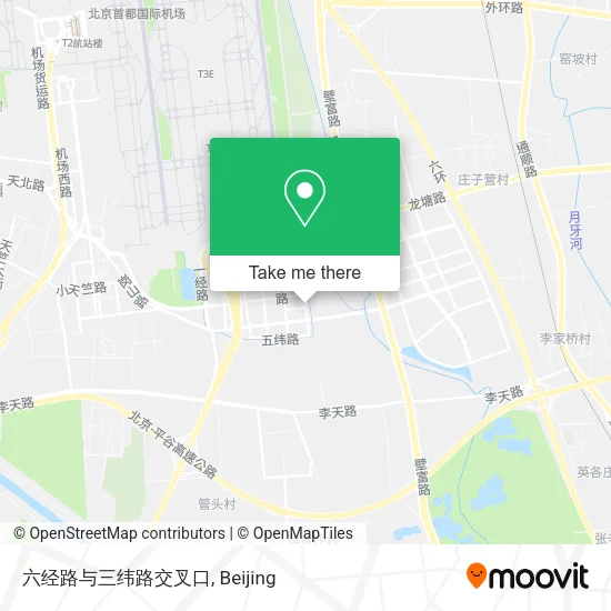 六经路与三纬路交叉口 map