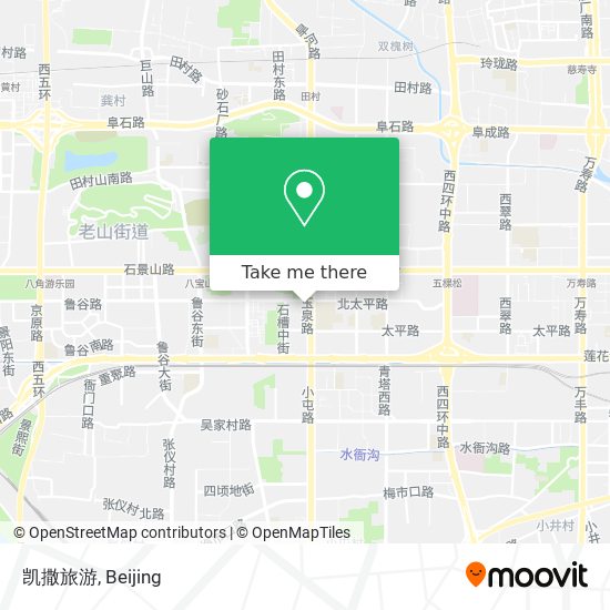 凯撒旅游 map