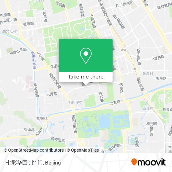 七彩华园-北1门 map