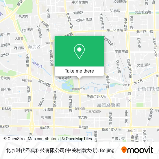 北京时代圣典科技有限公司(中关村南大街) map