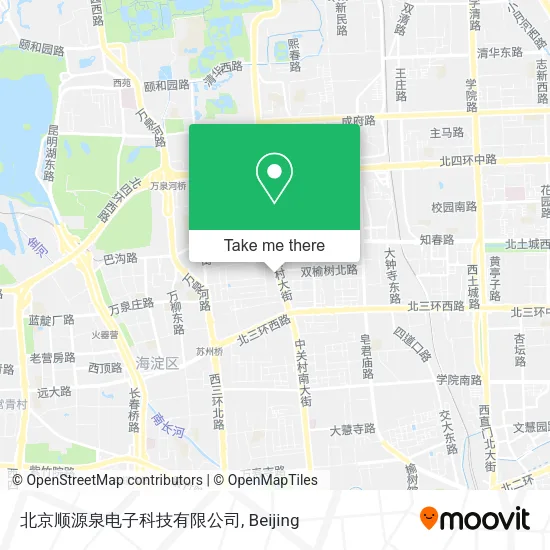 北京顺源泉电子科技有限公司 map