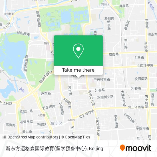 新东方迈格森国际教育(留学预备中心) map