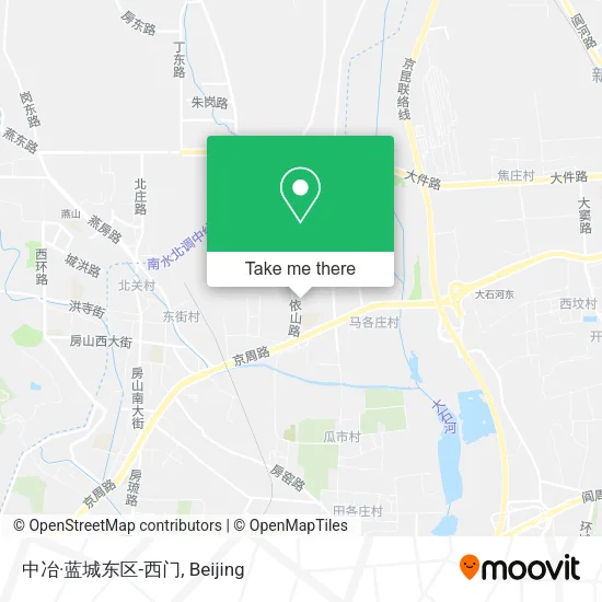 中冶·蓝城东区-西门 map