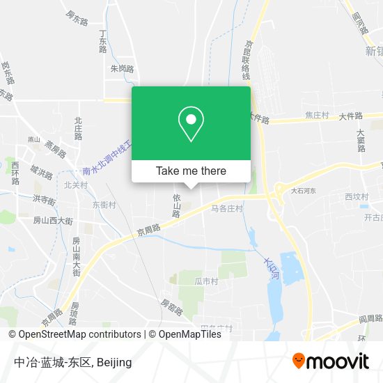 中冶·蓝城-东区 map