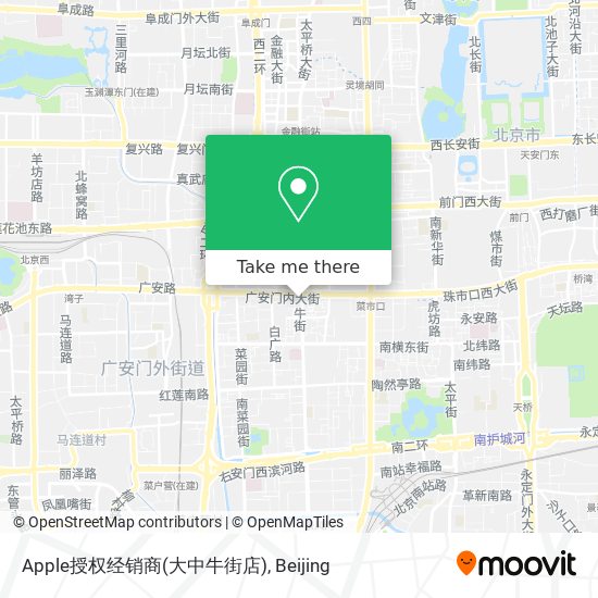 Apple授权经销商(大中牛街店) map