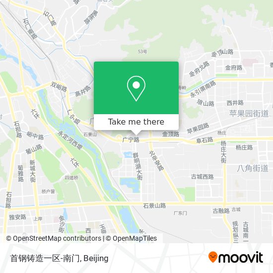 首钢铸造一区-南门 map