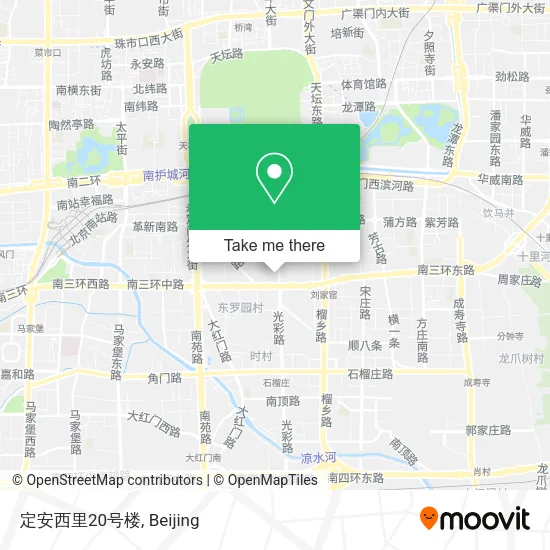 定安西里20号楼 map