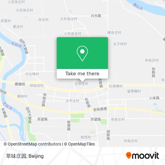 萃味庄园 map