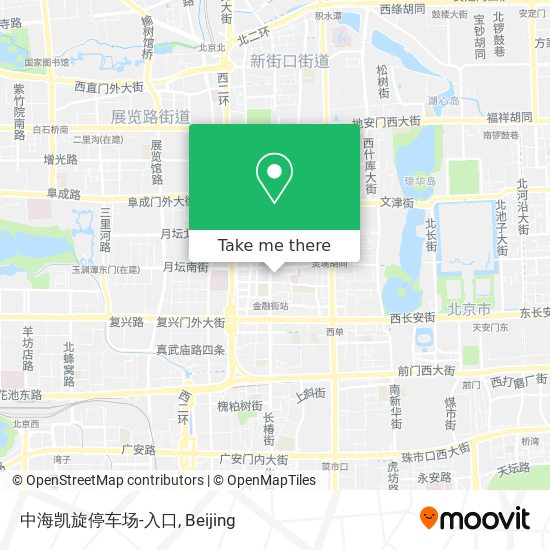 中海凯旋停车场-入口 map
