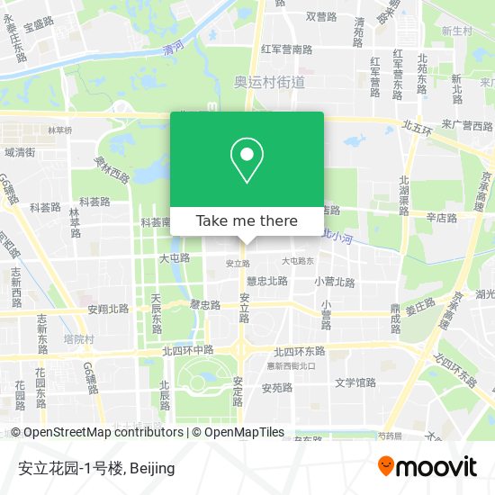 安立花园-1号楼 map