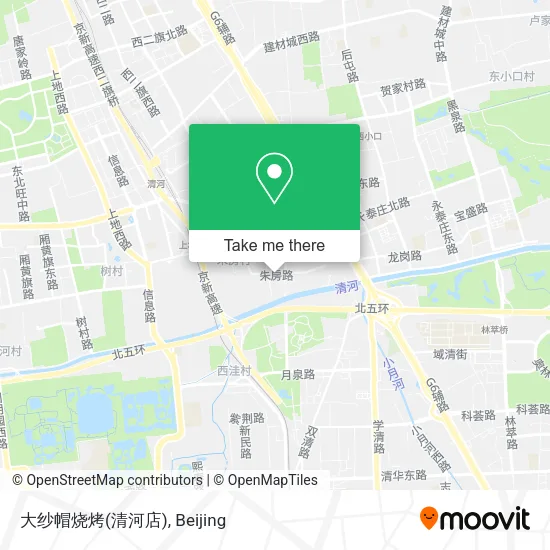 大纱帽烧烤(清河店) map