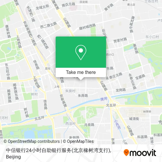 中信银行24小时自助银行服务(北京橡树湾支行) map
