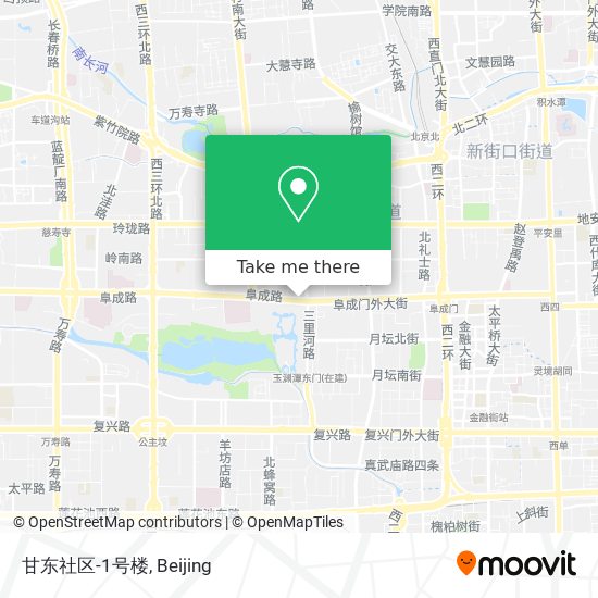 甘东社区-1号楼 map