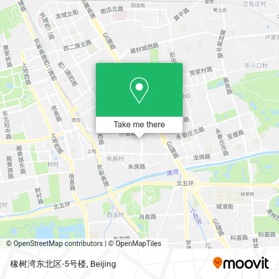 橡树湾东北区-5号楼 map