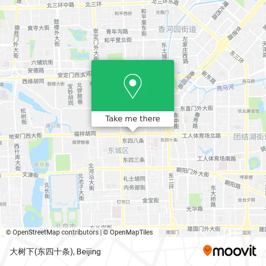 大树下(东四十条) map
