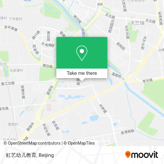 虹艺幼儿教育 map