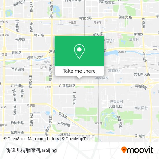 嗨啤儿精酿啤酒 map