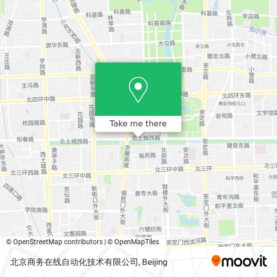 北京商务在线自动化技术有限公司 map