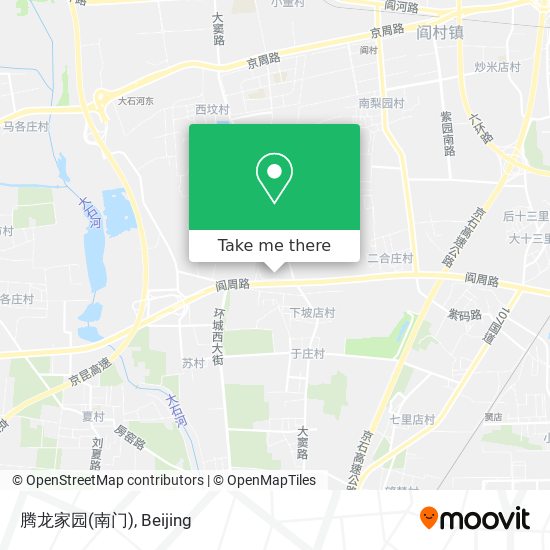 腾龙家园(南门) map