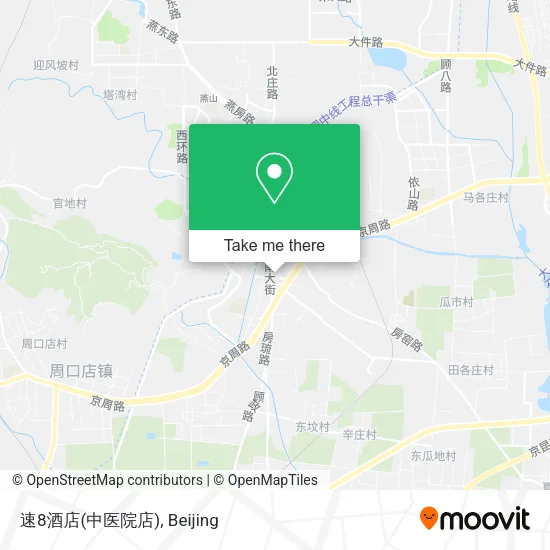 速8酒店(中医院店) map