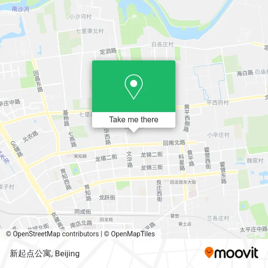 新起点公寓 map