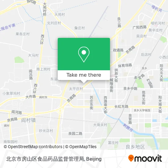 北京市房山区食品药品监督管理局 map