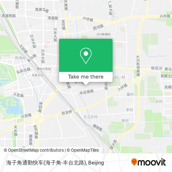 海子角通勤快车(海子角-丰台北路) map