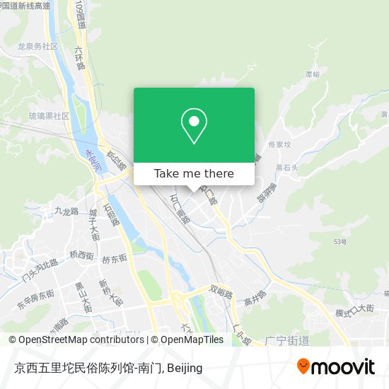 京西五里坨民俗陈列馆-南门 map