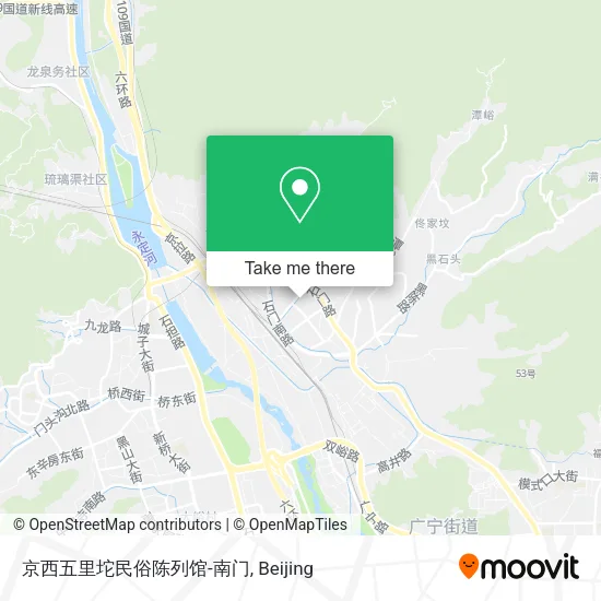 京西五里坨民俗陈列馆-南门 map