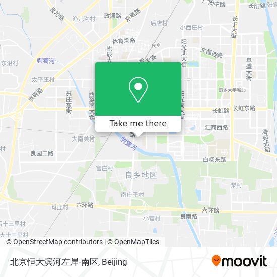 北京恒大滨河左岸-南区 map