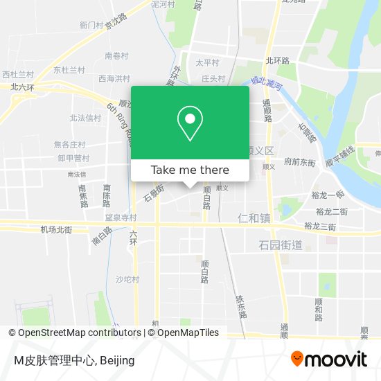 M皮肤管理中心 map