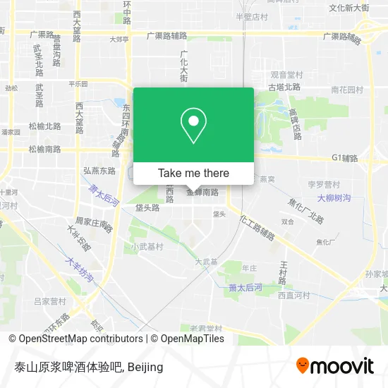 泰山原浆啤酒体验吧 map