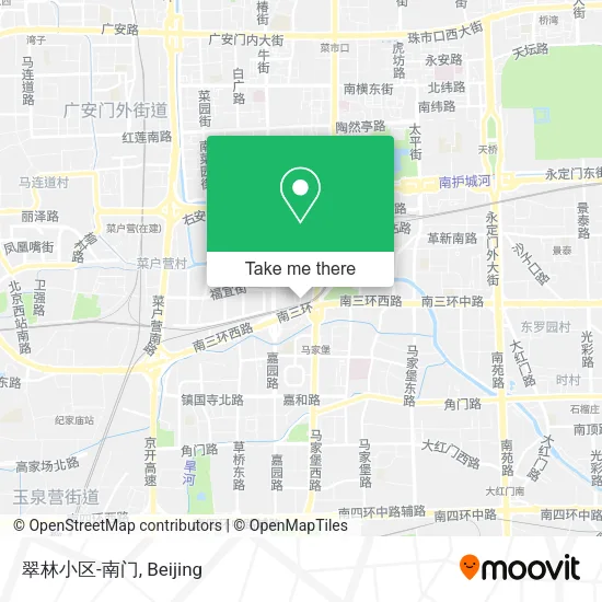 翠林小区-南门 map