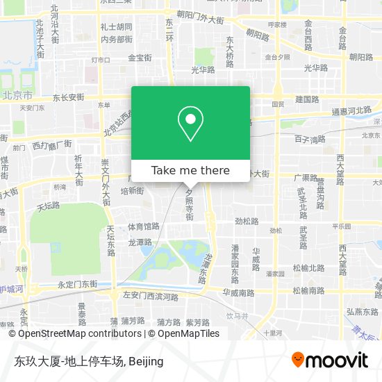 东玖大厦-地上停车场 map