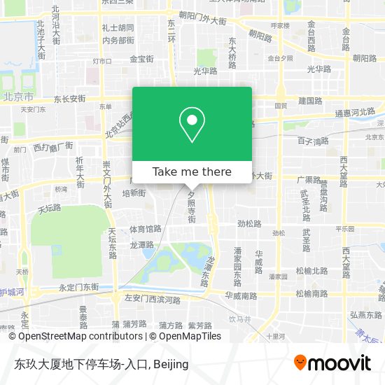 东玖大厦地下停车场-入口 map