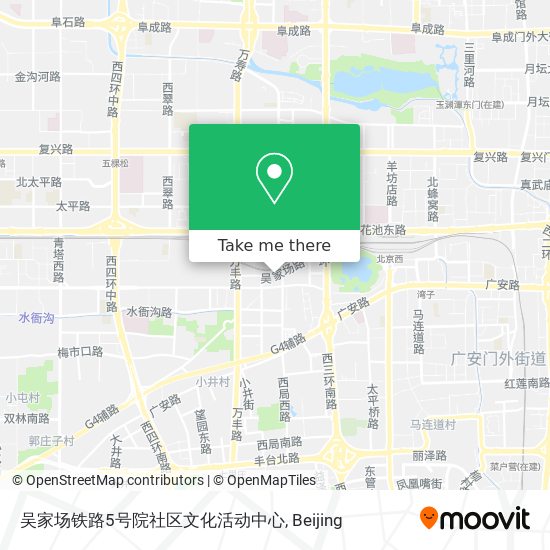 吴家场铁路5号院社区文化活动中心 map