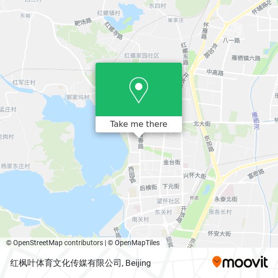 红枫叶体育文化传媒有限公司 map