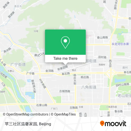 苹三社区温馨家园 map