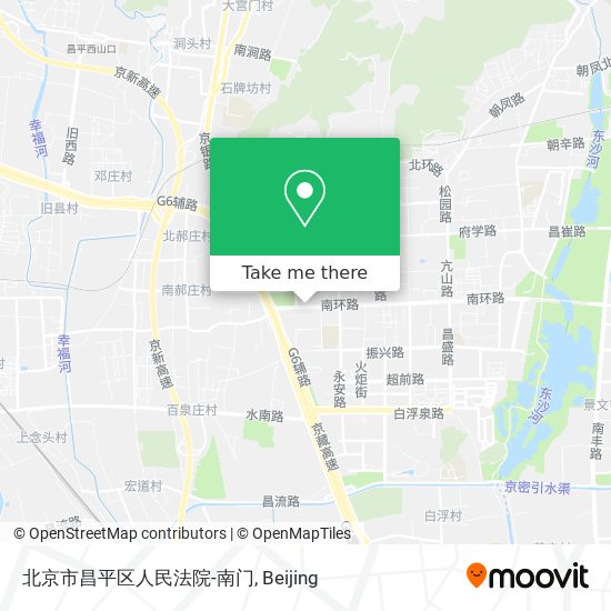 北京市昌平区人民法院-南门 map