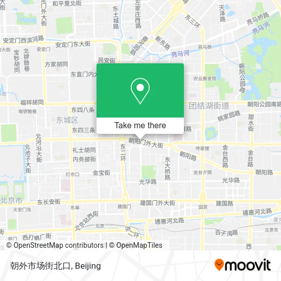 朝外市场街北口 map