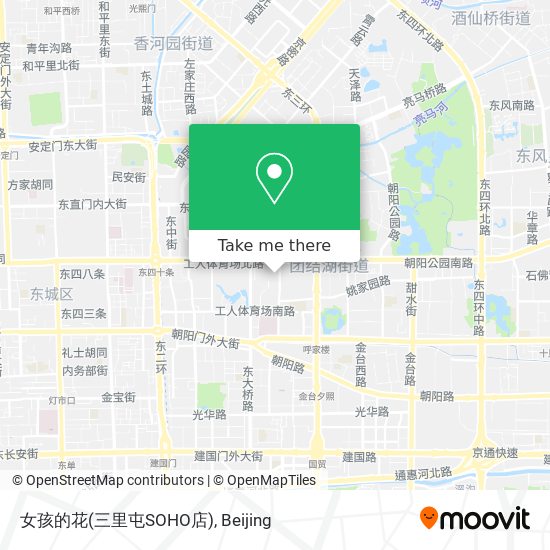 女孩的花(三里屯SOHO店) map