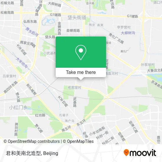 君和美南北造型 map