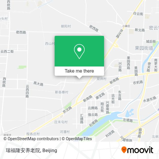瑞福隆安养老院 map