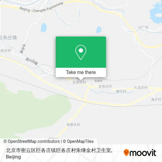 北京市密云区巨各庄镇巨各庄村朱继金村卫生室 map